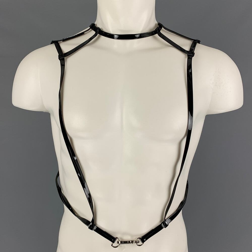 MELITTA BAUMEISTER Size L Black Faux patent leather Harness